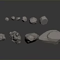 Natural Wood And Stone Materials With Various Shapes For Decorative Use