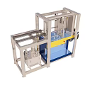 Pressed CF module with automatic strapping machine 3d model