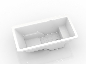 Modern Bathroom Supplies Bathtub 3d model