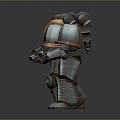 Mech Warrior Mech Soldier Machine Battlearm Mechanical Battlearm Machine Fighter Robot 3d model