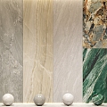 Marble Wall Panel Rock Slab Marble Light Luxury Marble 3d model