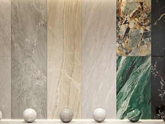 Marble Wall Panel Rock Slab Marble Light Luxury Marble 3d model