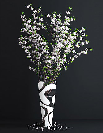 Modern Vase Decorative Bottle 3d model