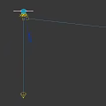White Rocket Weapon With Red Stripes Wings And Bottom Opening In Cosmic Space Scene