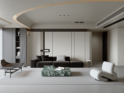 Minimalist Living Room model