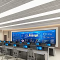 Control Center Control Center Monitoring Room Dispatcher 3d model