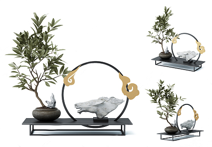 New Chinese style ornaments 3d model