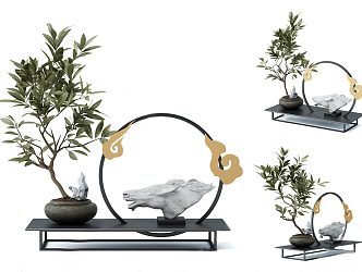 New Chinese style ornaments 3d model