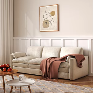 Living room sofa 3d model