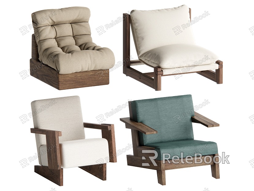 Wind leisure chair single sofa model