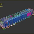 vintage train steam train train carriage locomotive head steam car carriage train vehicle 3d model