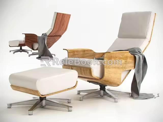Single sofa 3d model