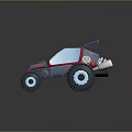 Off-Road Terrain Ideal For Cartoon Style Adventure Vehicles With Large Tires