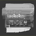 Modern Engine V Racing Engine Racing Engine 3d model