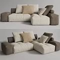 Modern Multiplayer Sofa 3d model