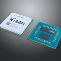 AMD Ryzen CPU Chips With White Label And Green Circuit Board Design