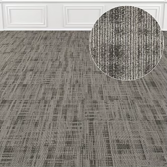 Office Carpet Block Blanket PVC Carpet 3d model