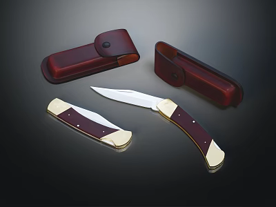Modern Dagger Sword 3d model