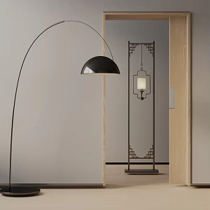 Modern floor lamp 3d model