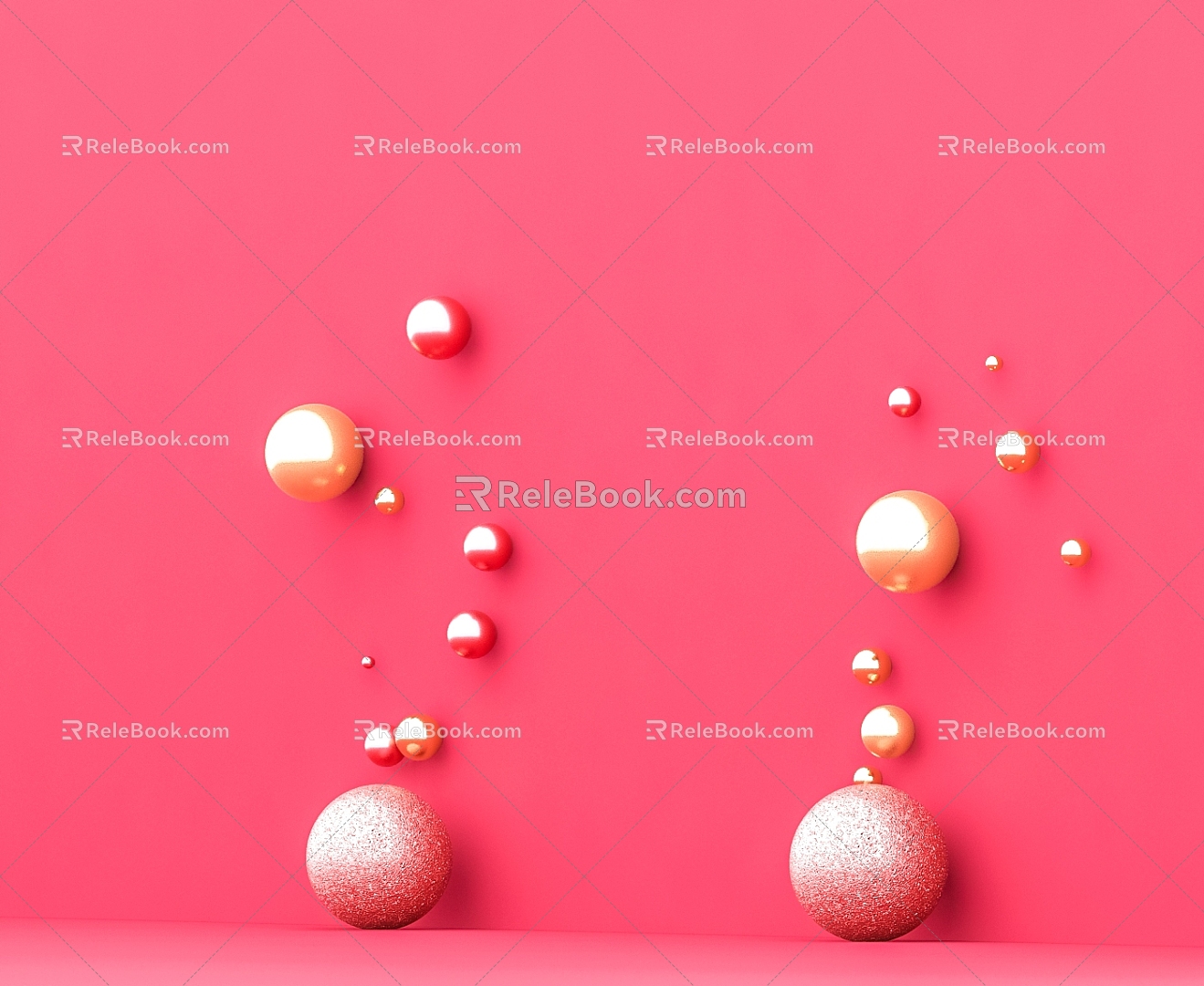 E-commerce scene 3d model