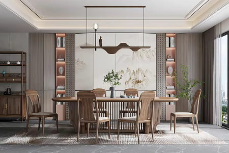 New Chinese Restaurant 3d model