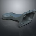 Durable Metal Hardware Tool Part With Precision Holes And Sturdy Bracket Design
