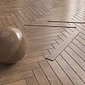 Solid Wood Flooring Fishbone Flooring Fine Grain Flooring Oak Flooring brown Flooring Antique Flooring Flooring 3d model