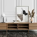 Modern TV Cabinet Simple TV Cabinet 3d model