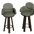 Bar Chair High Stool Bar Stool 3d model