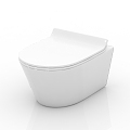 Modern intelligent toilet 3d model