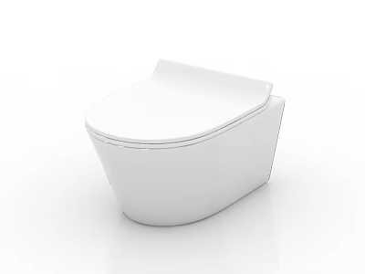 Modern intelligent toilet 3d model