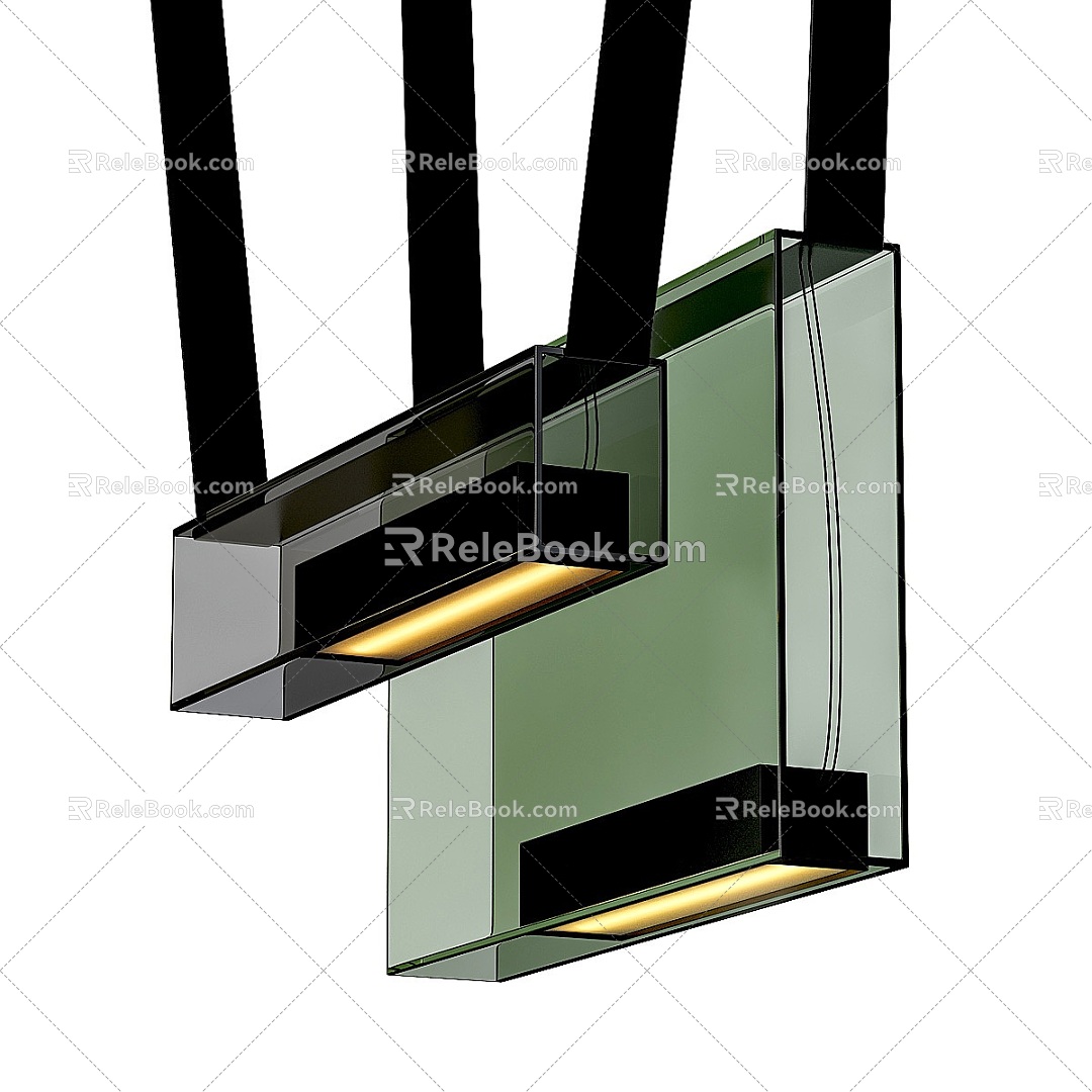 modern ceiling lamp 3d model