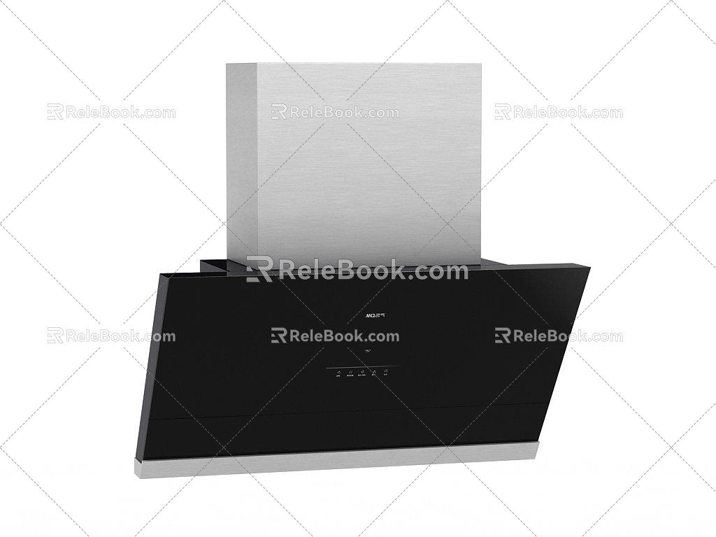 Modern range hood 3d model