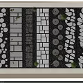 Various Stepping Stones Design With Circular Square Slabs And Green Plants In Garden