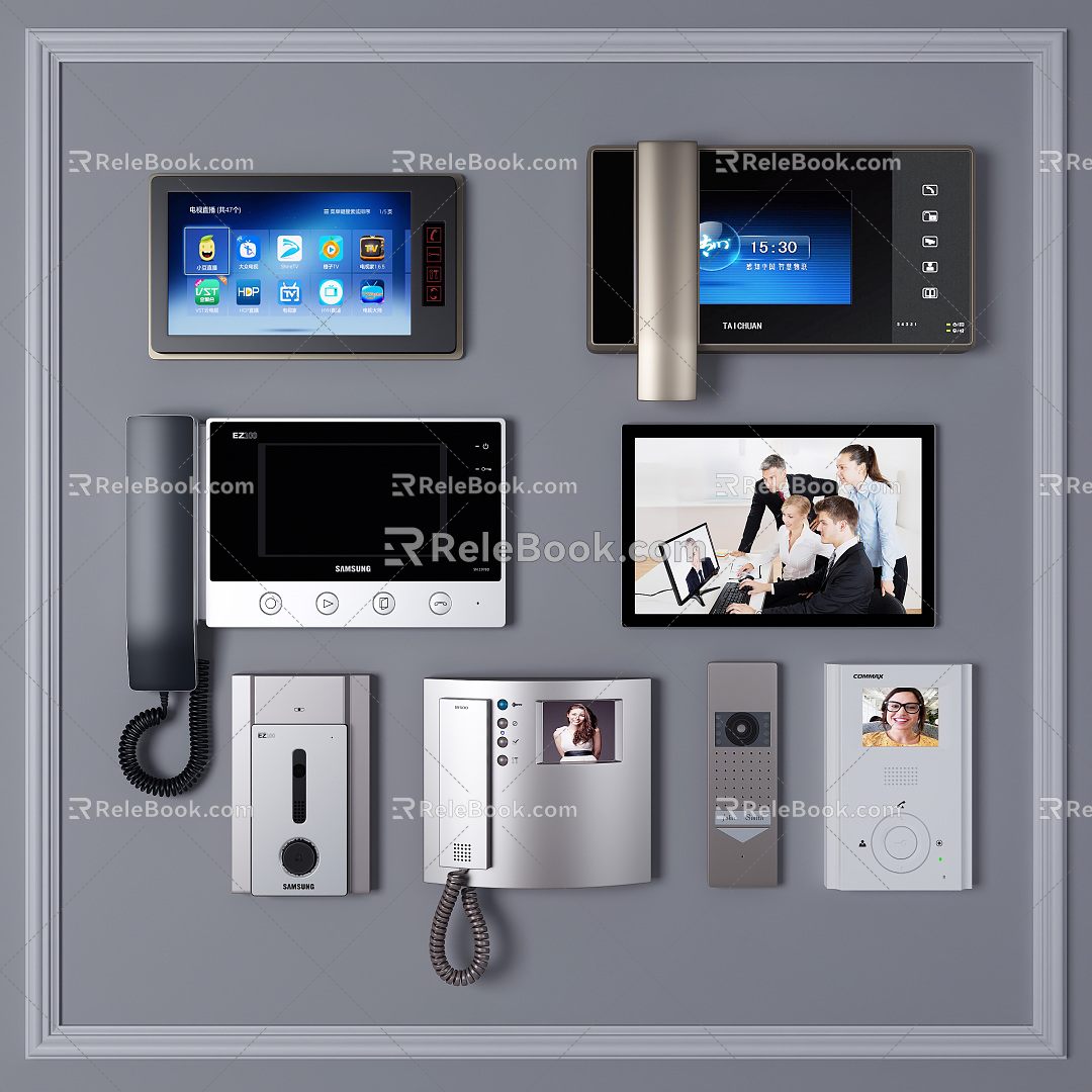 Modern video doorbell videophone model