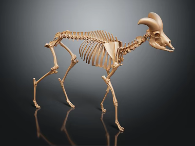 Modern Skeleton Sheep Skeleton Animal Skeleton 3d model