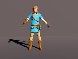 Characters 3d model