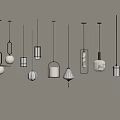 New Chinese Chandelier 3d model