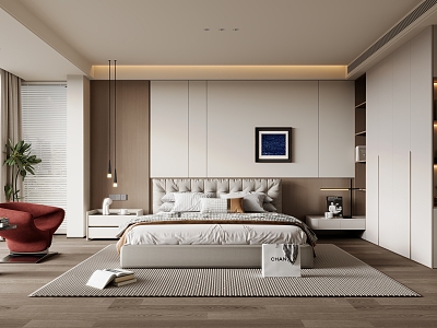 Light Luxury Bedroom model