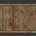 Natural Wooden Entryway Cabinet And Side Cabinet With Rustic Wood Grain Design