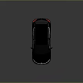 Black Modern SUV With Red Accents Roof Rails And Alloy Wheels Design