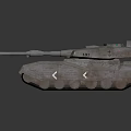 Armored Military Tank Featuring Dual Cannons Camouflage Design And Number 131