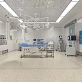 Cleanroom Facility With Stainless Steel Sinks Multiple Basins And Reflective Walls