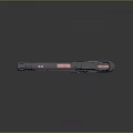 Modern Black Tactical Pistol With Green Indicator Red Accents And Project Jupiter Design