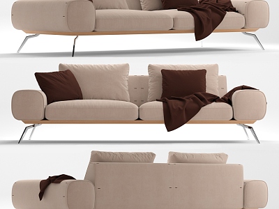 Blanche Linda Sofa Multiplayer Sofa model