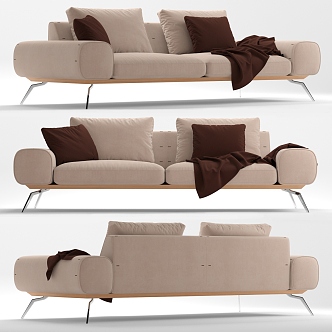 Blanche Linda Sofa Multiplayer Sofa 3d model