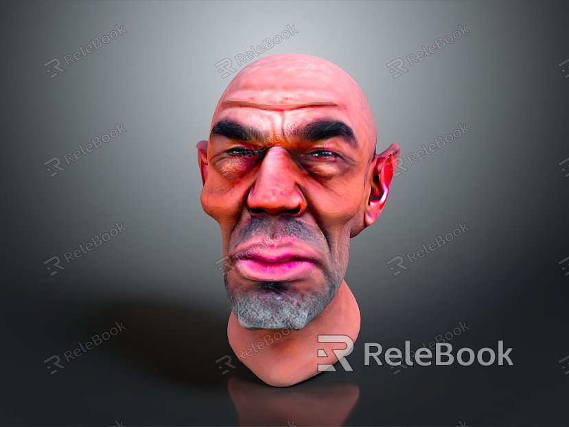 Head Character Portrait Head Various Heads Various Heads Head Carving Head Carving Portrait Face Carving model