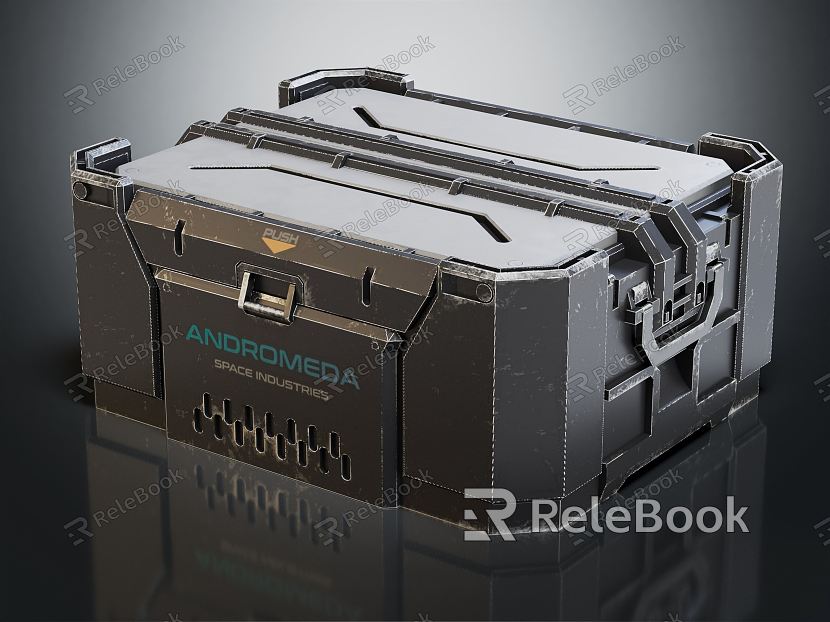 Modern ammunition box Military ammunition box Military box model