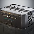 Black Andromeda Toolbox With Sturdy Design Handles Secure Latches And Durable Build 3d model