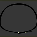 Stylish Black Leather Belt With Gold Metal Buckle For Modern Fashion Outfits